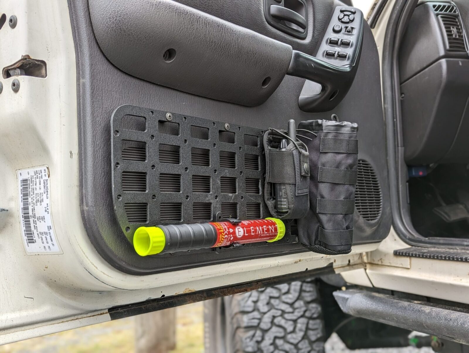 Jeep XJ Front Door Molle Panel